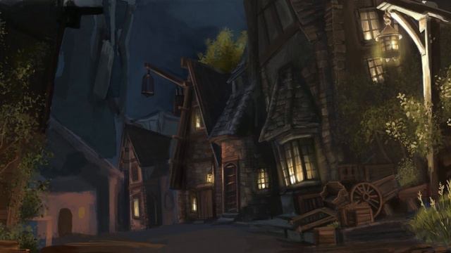 Cozy Procreate Drawing | Hogwarts Legacy | Hogsmeade Village смотреть онлайн