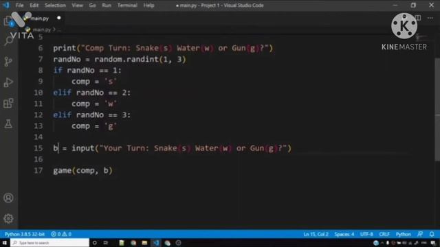 Python Snake Water Gun Project смотреть онлайн