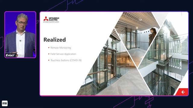 Mitsubishi Elevator Europe implements a predictive maintenance experience with a mobile IoT solutio смотреть онлайн