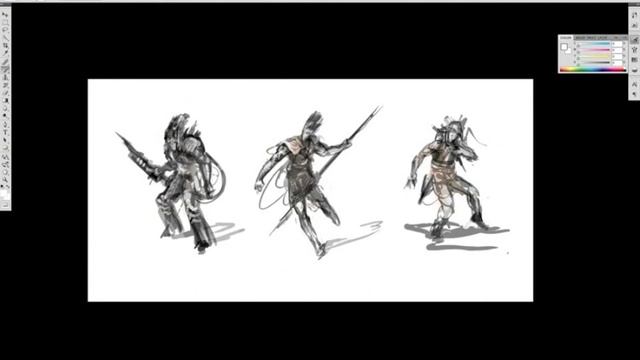 Concept Art - Character Development 02 (Rough sketches) /01 смотреть онлайн