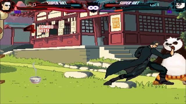 Mugen : Neo (Matrix) Vs Po (Kung Fu Panda) (Request) смотреть онлайн