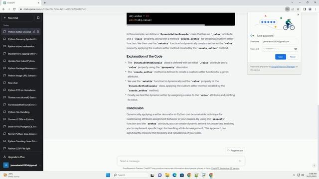 Dynamically applying setter decorator in Python смотреть онлайн
