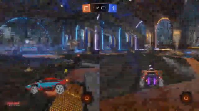 Rocket league split screen w/ Dark_beefy смотреть онлайн
