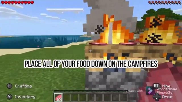 Effective way to cook food (64 items/30s) (Bedrock and Java) смотреть онлайн