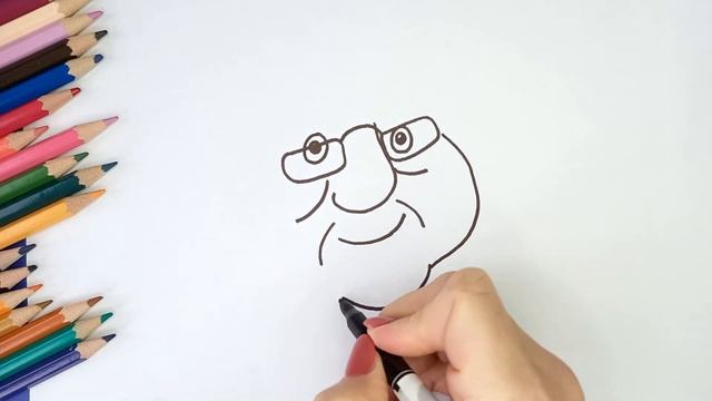 Как нарисовать лицо пожилого человека для 4 класса поэтапно смотреть онлайн