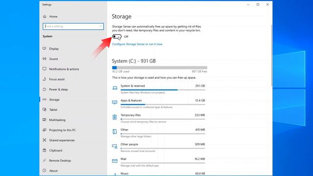 Windows 10 Disk Cleanup and Storage Sense смотреть онлайн