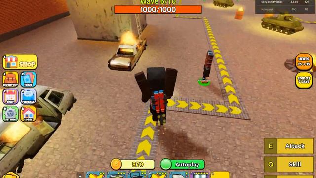 Пробуем играть дальше. [💥EP70]Titan Wars: Tower Defense Toilet + RP. Роблокс. ROBLOX. смотреть онлайн
