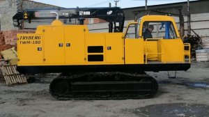 самоходный передвижной сварочный агрегат TWM 180 TRYBERG в движении