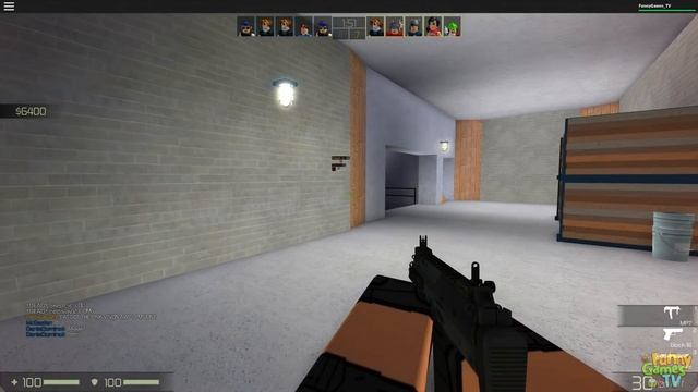 Приключения мультяшного героя ROBLOX в боевике Counter Strike смотреть онлайн