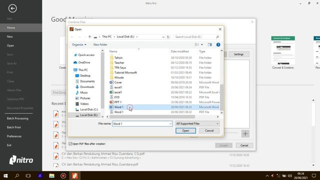 CARA MENGGABUNGKAN FILE WORD, EXCEL & PPT MENJADI PDF смотреть онлайн