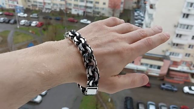 Серебряный браслет Бисмарк 148 грамм. смотреть онлайн
