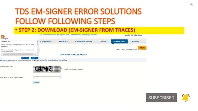 TDS Traces EM signer Installation Error Full Solution | TDS Correction | Income Tax смотреть онлайн
