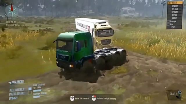 Spintires MudRunner : MERCEDES-BENZ DRIVING IN OFF-ROAD 🔥 смотреть онлайн