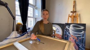 Дырка в холсте. Ремонтируем полотно картины