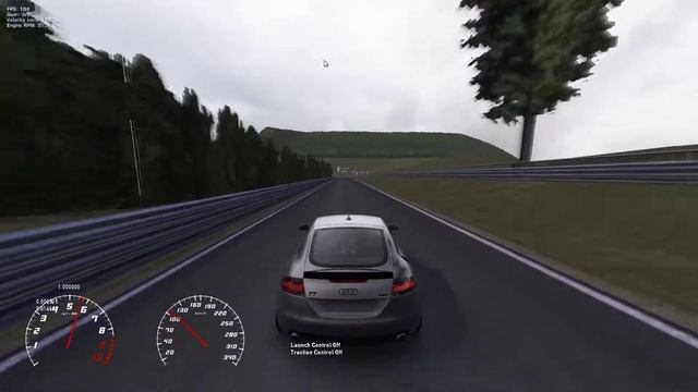 Audi TT S - Nurburgring Full Lap - Race Free Car Simulator - G27 смотреть онлайн