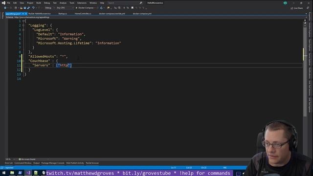 Live Coding with Matt Groves - Episode 35 - Working on ASP.NET Core Microservice with Docker Compos смотреть онлайн