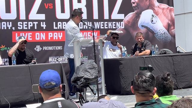 Andy Ruiz on his first time seeing King Kong Ortiz fight | esnews boxing смотреть онлайн