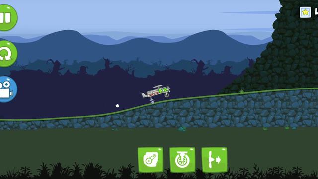 Самолёт в Bad Piggies смотреть онлайн