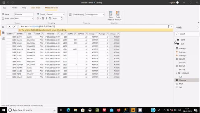 Average vs AverageA vs AverageX in Power BI смотреть онлайн