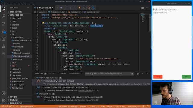Build a To-do List App from scratch using Flutter and GetX | UI + State Management + Storage смотреть онлайн