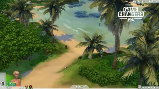 Caldera Camp Volcano + Merman Game Play - The Sims 4: ISLAND LIVING смотреть онлайн