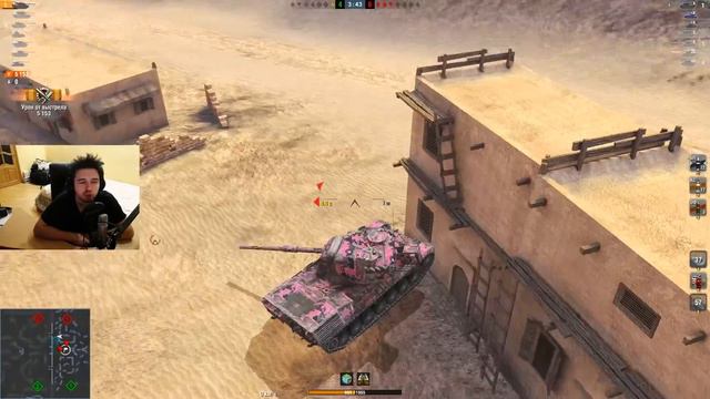 WoT Blitz - Как брать медаль Фадина и застрял в текстурах - World of Tanks Blitz (WoTB) смотреть онлайн