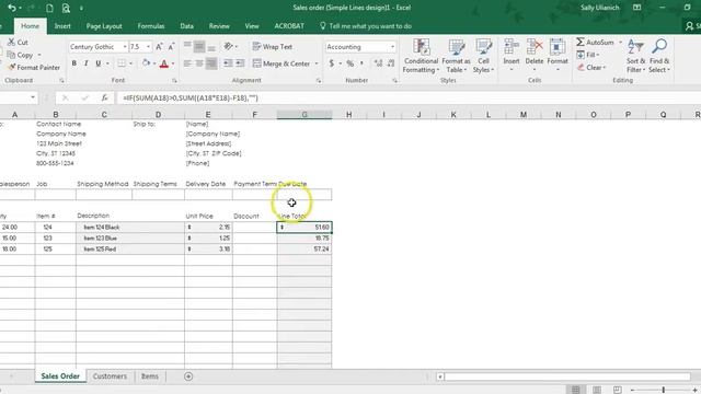 Creating an Order Acknowledgment, Packing List & Bill of Lading in Excel смотреть онлайн
