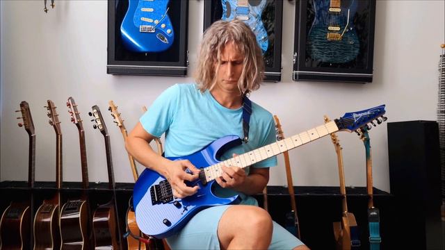 Guitar Solo on my Ibanez RG565 - Bluey #ibanez #guitar #guitarsolo смотреть онлайн