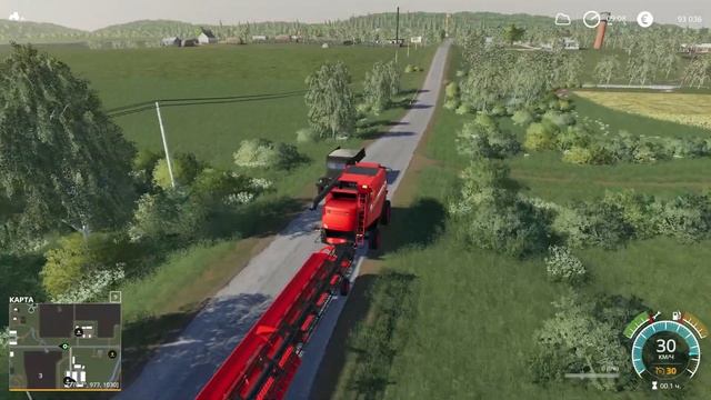 Farming Simulator 2019 | Прохождение часть 4 | Карта Балдейкино. смотреть онлайн