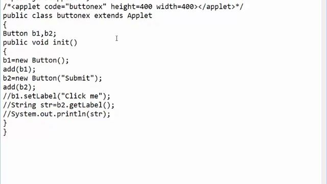 JAVA AWT Tutorials: Buttons смотреть онлайн