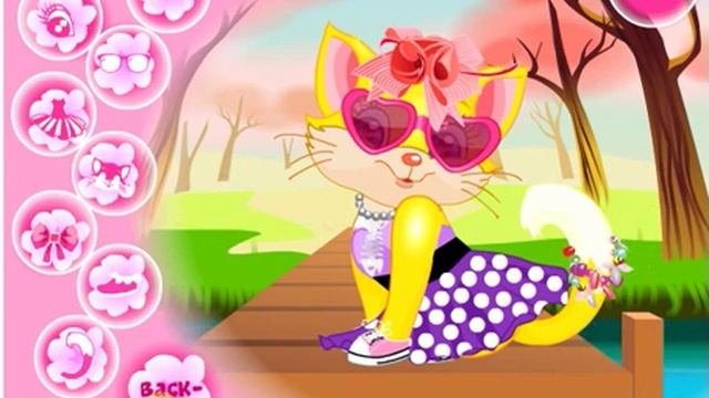 Play Kitten Dress-up Game смотреть онлайн