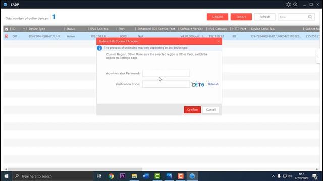 How To Unbind Hik-Connect Hikvision Device Via SADP Tools смотреть онлайн