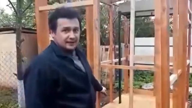 Строю на даче туалет с душем. Часть 6. смотреть онлайн