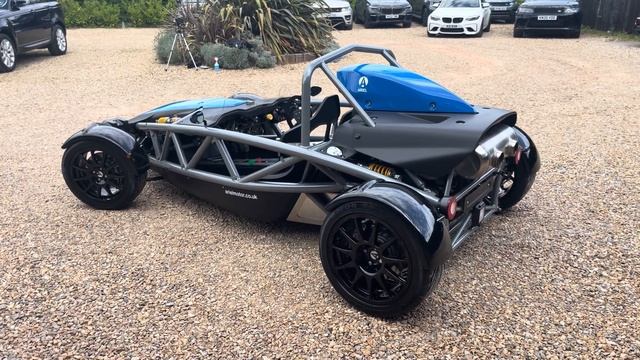 Ariel Atom 4 350bhp registered February 21 in Porsche Shark Blue with Graphite Powder-Coated Chassi смотреть онлайн