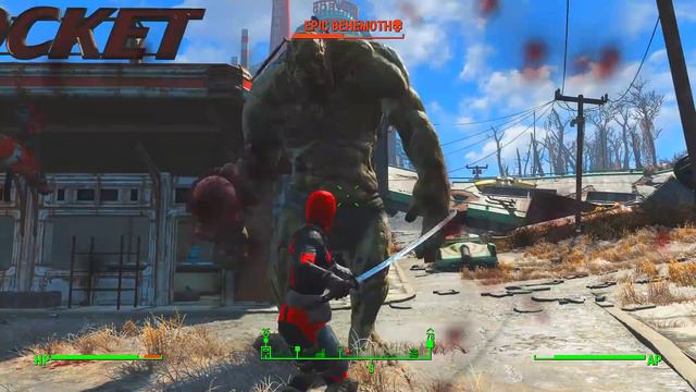 Fallout 4 Mods & Funny Moments | DEADPOOL RETURNS! смотреть онлайн