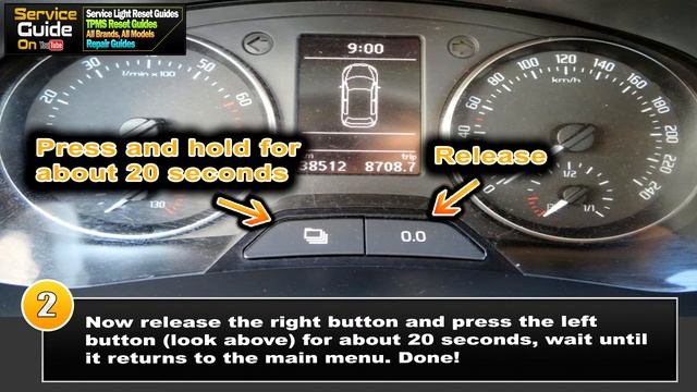 Skoda Roomster - Service Oil Maintenance Light Reset смотреть онлайн