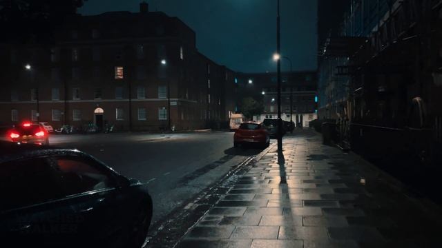 1+ Hour London Rain Walk at Night - Dark, Lonely Streets as Rain Falls at Midnight | ASMR 4K HDR смотреть онлайн