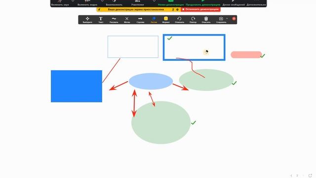 Демонстрация доски ZOOM, Демонстрация внешних приложений, Сессионные залы ZOOM смотреть онлайн