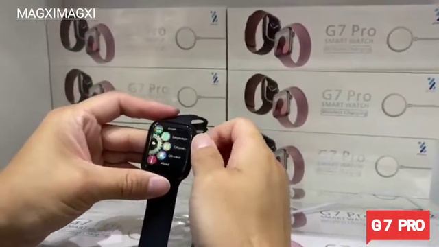 🇨🇳 MODEL: G7 PRO 45MM SERIES 7  SMART WATCH SCREEN SIZE:1.8 INCH M2Wear APP  WIRELESS CHARGING