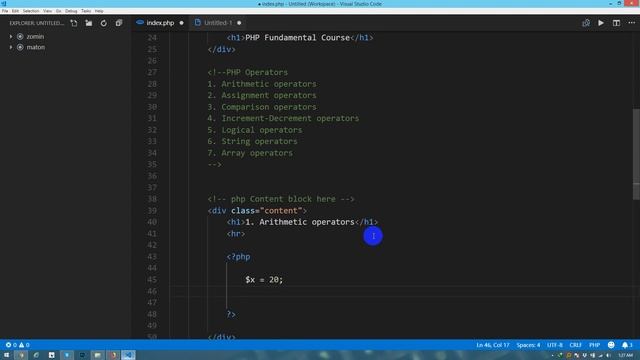 PHP Fundamentals Bangla Tutorial Part-11 (PHP Operators) смотреть онлайн