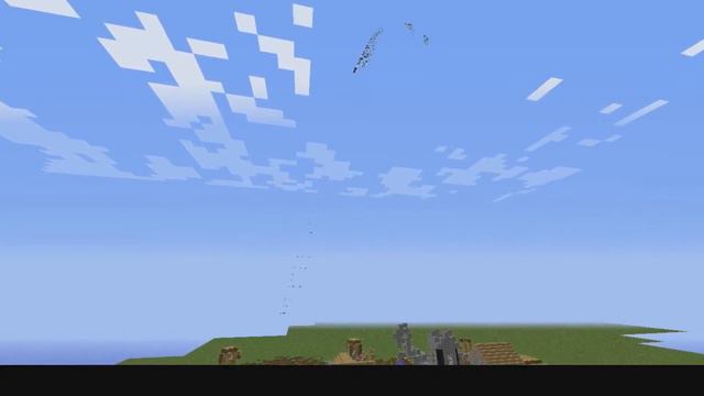 УДАР БАЛЕСТИЧЕСКИМИ РАКЕТАМИ ПО ДЕРЕВНЕ В МАЙНКРАФТ