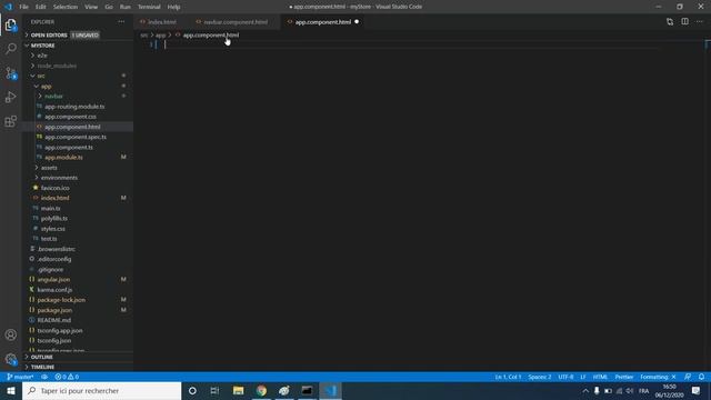 Project ANGULAR And FIREBASE Install Navbar Bootstrap | تنصيب navbar смотреть онлайн