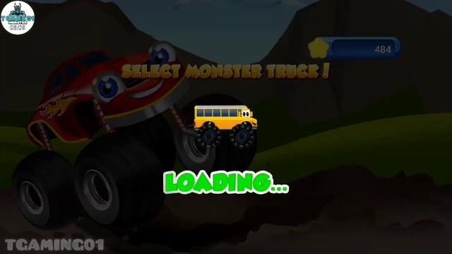 Monster Trucks Game For Kids 2 || Gameplay Walkthrough / iOS, Android || Yellow Bus Racing #3 смотреть онлайн