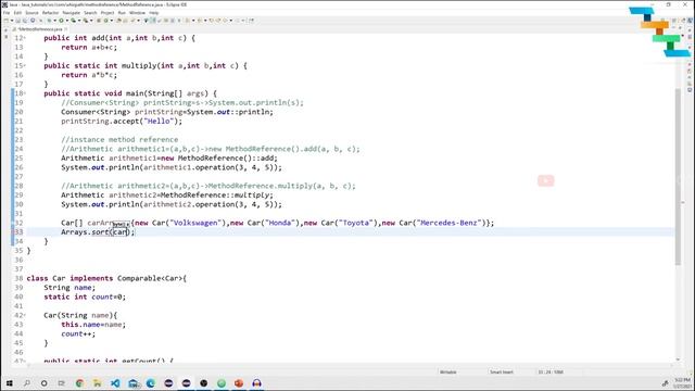 Method Reference , Advanced JAVA - 3 смотреть онлайн
