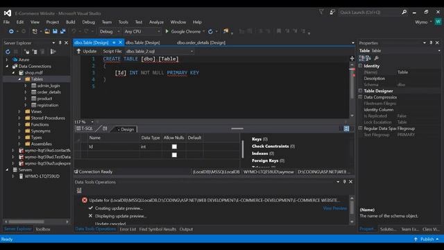 How to save table to database in Visual Studio смотреть онлайн