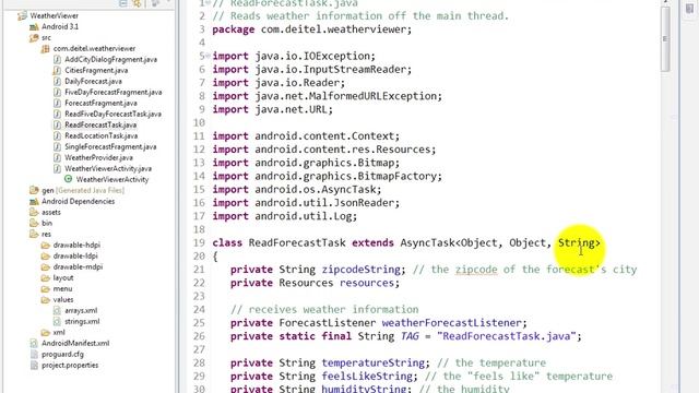 lesson14 43 ReadForecastTask java package statement, import st смотреть онлайн