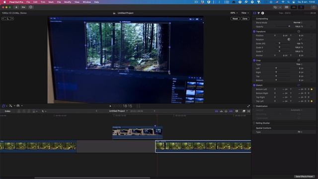 Эффект пролета внутрь экрана монитора. Переход через экран монитора в Final Cut Pro смотреть онлайн
