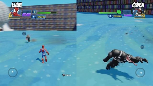 Spiderman VS Venom Disney Infinity 3.0 Toy Box Versus Marvel Fight смотреть онлайн