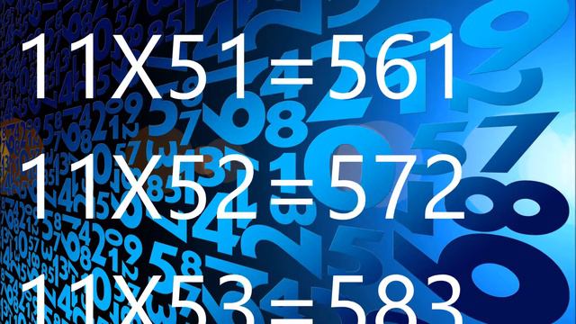 La de multiplicar del 11. смотреть онлайн