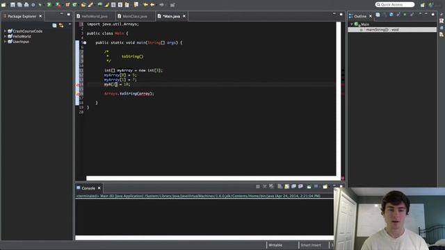 Programming for Beginners in Java - 25 - toString() смотреть онлайн